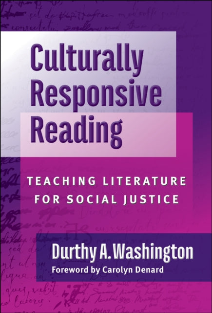 Book cover of: Culturally Responsive Reading. By: Durthy A. Washington