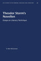 Book cover of: Theodor Storm's Novellen. By: E. Allen McCormick