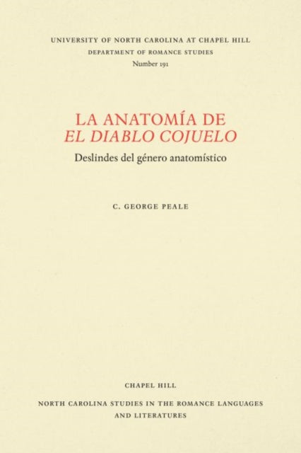 Book cover of: La Anatomia De El Diablo Cojuelo