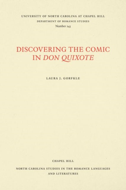 Book cover of: Discovering the Comic in Don Quixote
