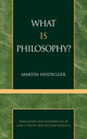Book cover of: What is Philosophy?. By: Martin Heidegger