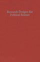 Book cover of: Research Designs for Political Science