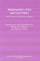 Book cover of: Malebranche`s First and Last Critics – Simon Foucher and Dortius de Mairan