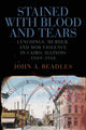 Book cover of: Stained with Blood and Tears. By: John A. Beadles