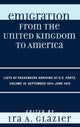 Book cover of: Emigration from the United Kingdom to America. By: Ira A. Glazier