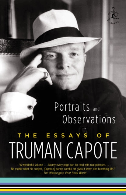 Book cover of: Portraits and Observations. By: Truman Capote