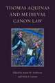 Book cover of: Thomas Aquinas and Medieval Canon Law