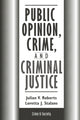 Book cover of: Public Opinion, Crime, And Criminal Justice. By: Julian Roberts