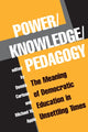 Book cover of: Power/knowledge/pedagogy. By: xx xxxxx