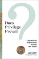 Book cover of: Does Privilege Prevail?. By: Stacia L. Haynie