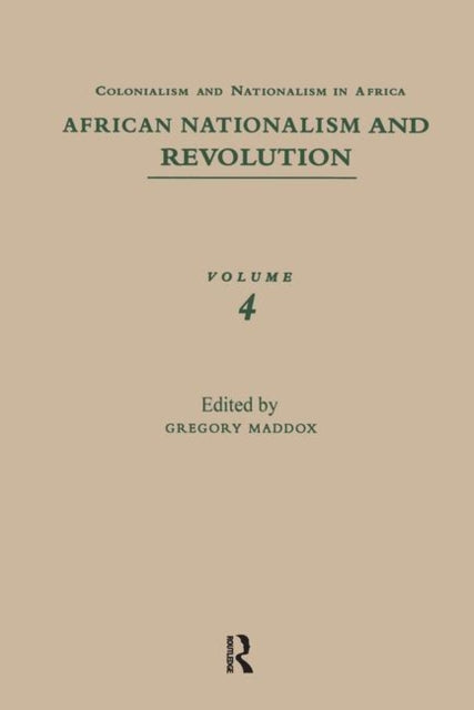 Book cover of: African Nationalism and Revolution