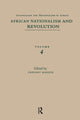 Book cover of: African Nationalism and Revolution
