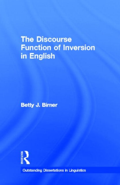 Book cover of: Discourse Function of Inversion in English