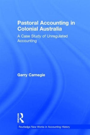 Pastoral Accounting in Colonial Australia