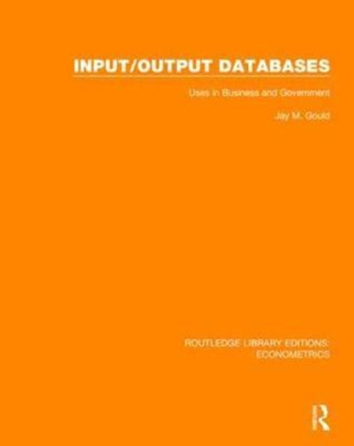 Book cover of: Input/Output Databases. By: Jay M. Gould