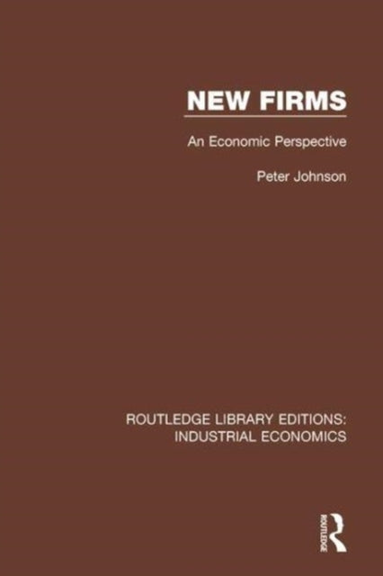 Book cover of: New Firms. By: Peter Johnson