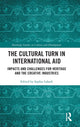 Book cover of: Cultural Turn in International Aid. By: Sophia Labadi