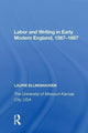 Book cover of: Labor and Writing in Early Modern England, 1567?1667. By: Laurie Ellinghausen