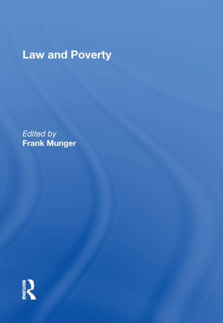 Book cover of: Law and Poverty. By: Frank Munger