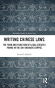 Book cover of: Writing Chinese Laws. By: Ernest Caldwell