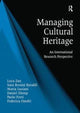 Book cover of: Managing Cultural Heritage. By: Luca Zan