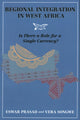 Book cover of: Regional Integration in West Africa. By: Eswar Prasad