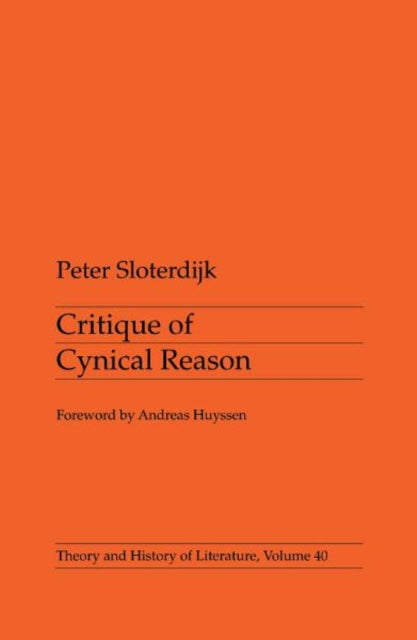 Book cover of: Critique of Cynical Reason