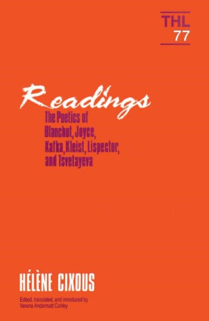 Book cover of: Readings. By: Hélène Cixous