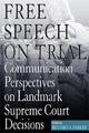 Book cover of: Free Speech on Trial. By: Richard Parker