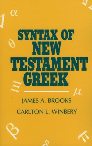 Syntax of New Testament Greek