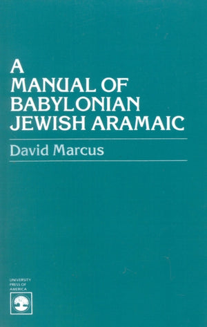 Manual of Babylonian Jewish Aramaic