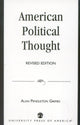 Book cover of: American Political Thought