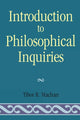 Book cover of: Introduction to Philosophical Inquiiries
