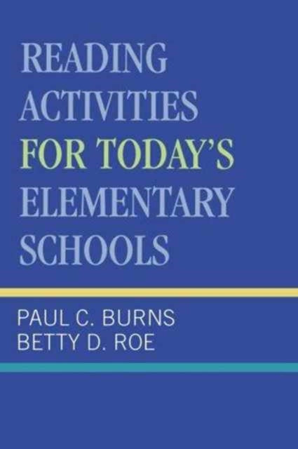 Book cover of: Reading Activities For Today's Elementary Schools