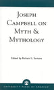 Book cover of: Joseph Campbell on Myth and Mythology. By: Richard L. Sartore