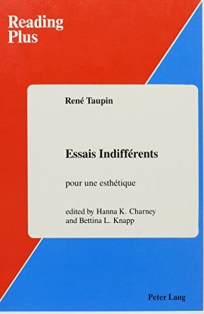 Book cover of: Essais Indifferents