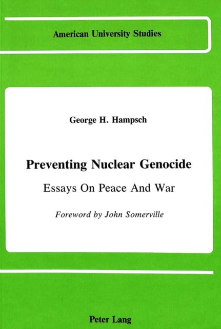 Book cover of: Preventing Nuclear Genocide
