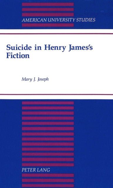 Book cover of: Suicide in Henry James's Fiction