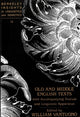 Book cover of: Old and Middle English Texts with Accompanying Textual and Linguistic Apparatus
