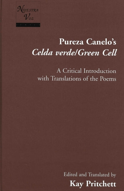 Book cover of: Celda Verde/Green Cell. By: Pureza Canelo