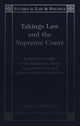 Book cover of: Takings Law and the Supreme Court. By: George Skouras