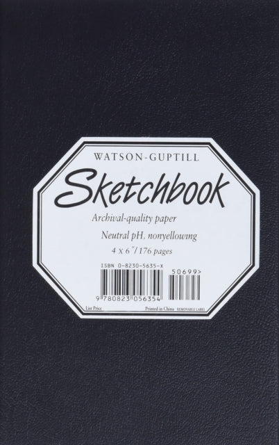 Book cover of: Small Sketchbook (Black). By: Watson Guptill Publications