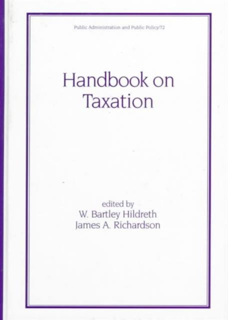 Book cover of: Handbook on Taxation