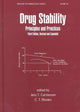 Book cover of: Drug Stability, Revised, and Expanded