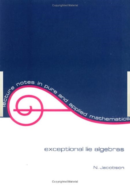 Book cover of: Exceptional Lie Algebras