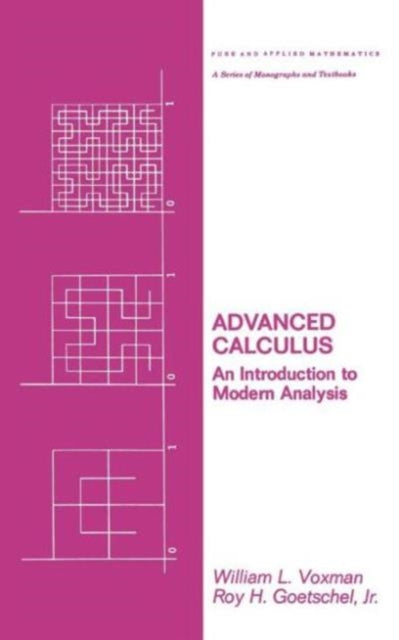 Book cover of: Advanced Calculus