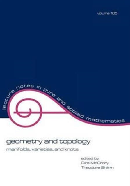 Book cover of: Geometry and Topology. By: Mccrory