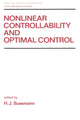Book cover of: Nonlinear Controllability and Optimal Control