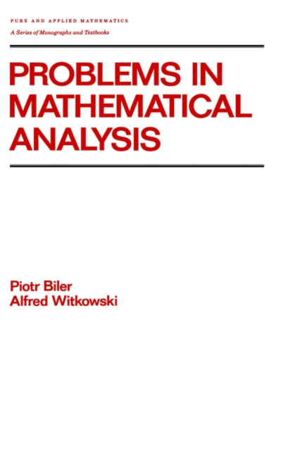 Book cover of: Problems in Mathematical Analysis