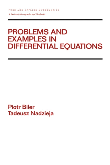 Book cover of: Problems and Examples in Differential Equations